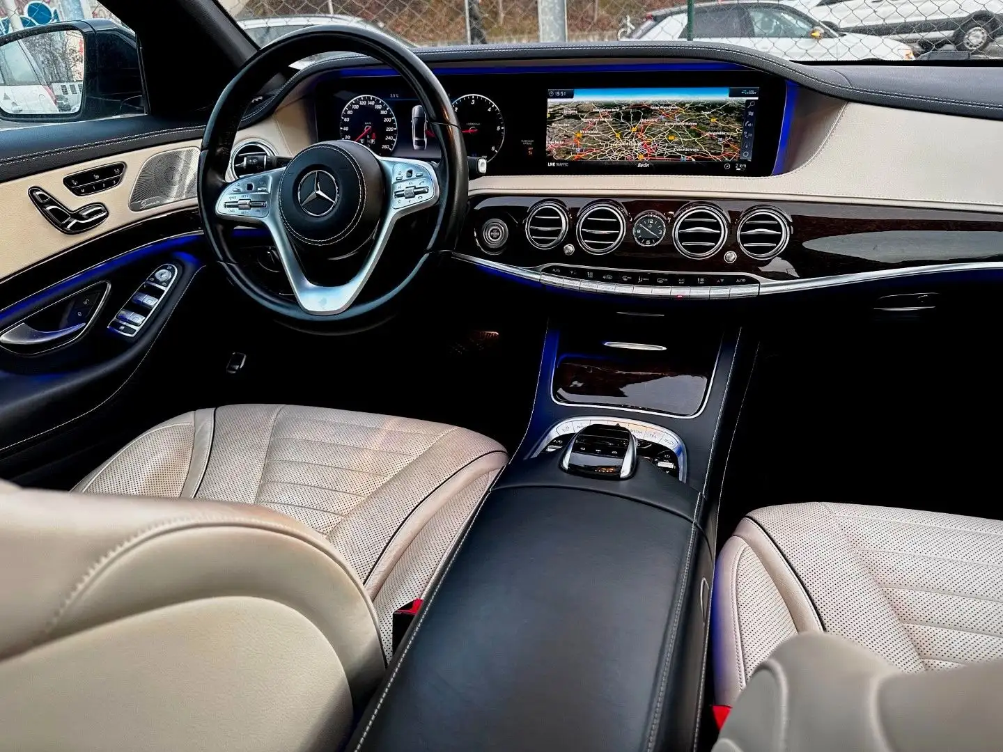 Mercedes-Benz S 350 d + 4Matic + Pano + Leder + Ambiente + 360´ Noir - 2