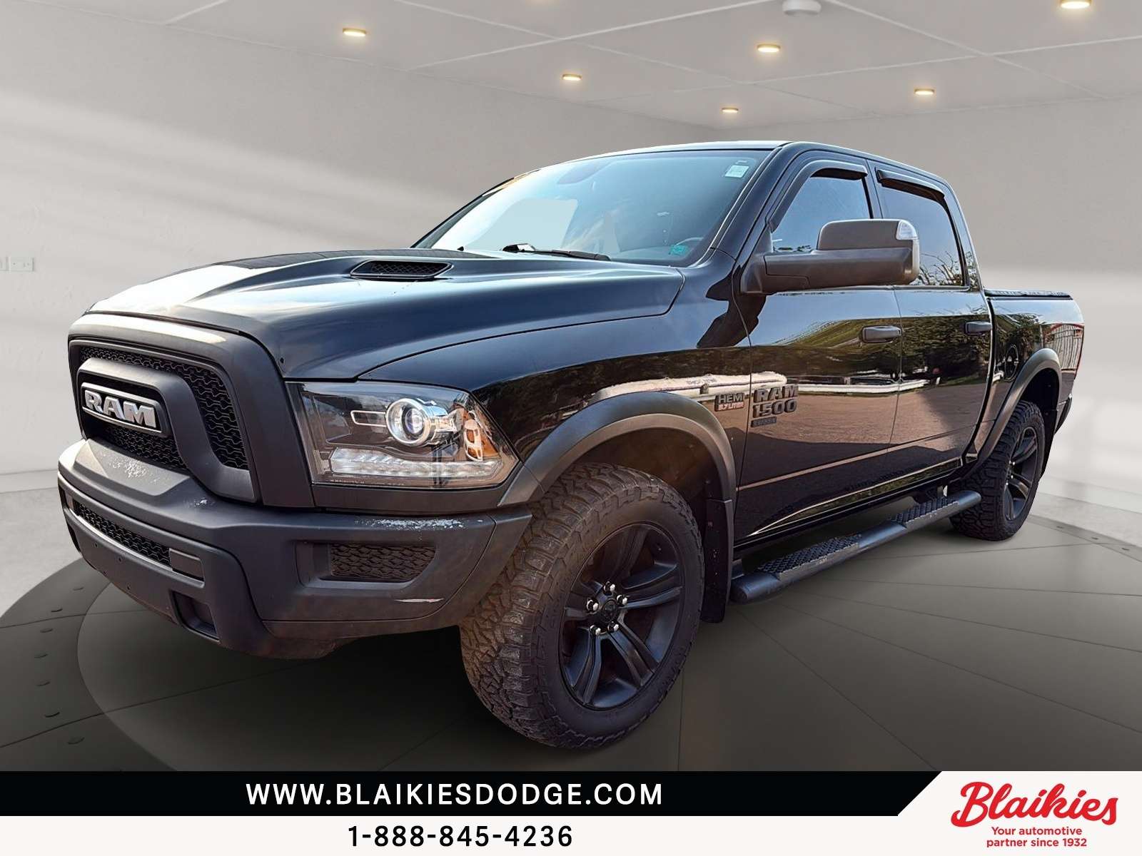 Black 2021 RAM 1500 Pickup Truck Four-Wheel Drive 8-Speed Automatic