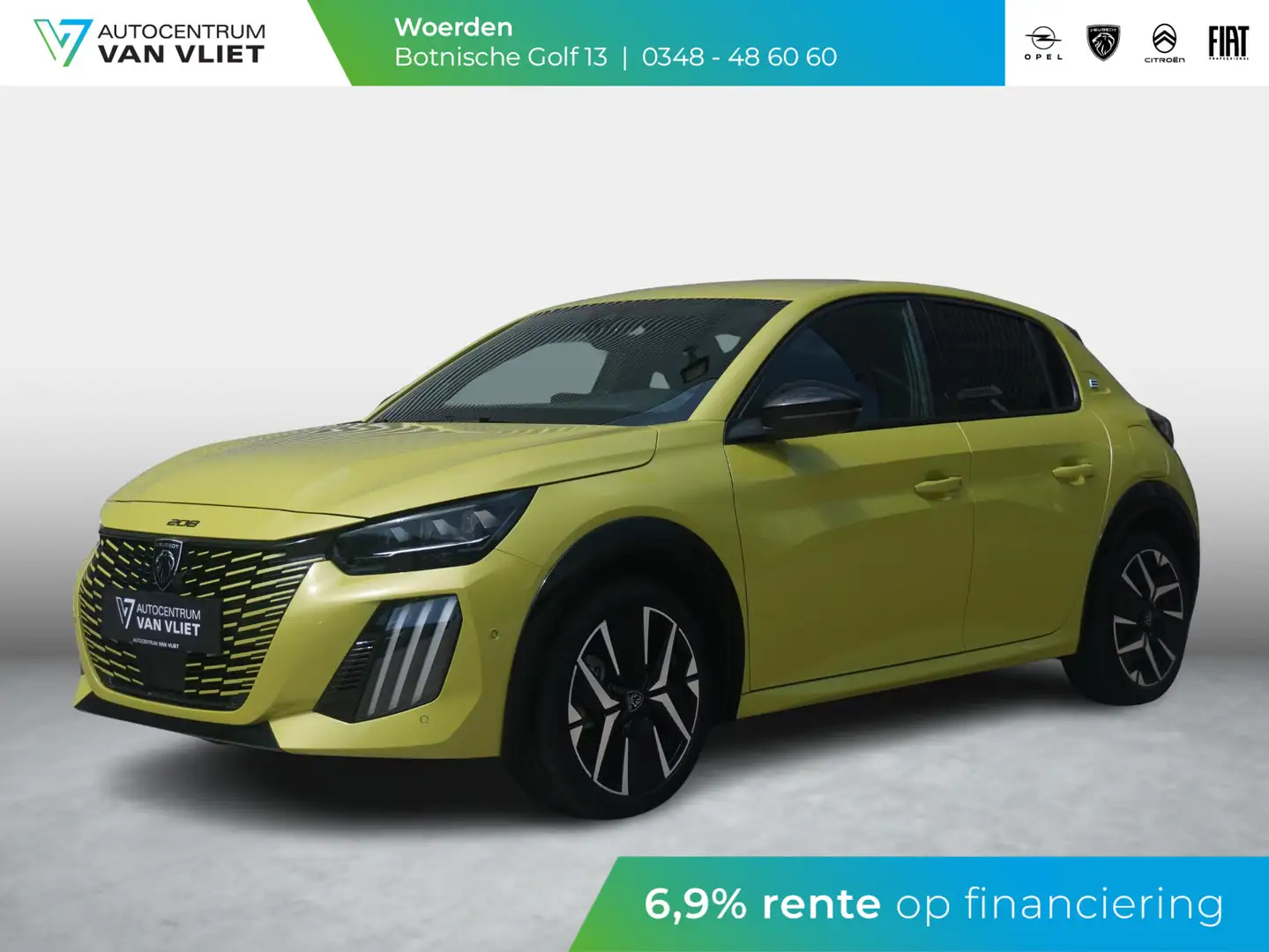 Peugeot e-208 EV GT 51 kWh | Long range | Stoelverwarming & Mass Jaune - 1