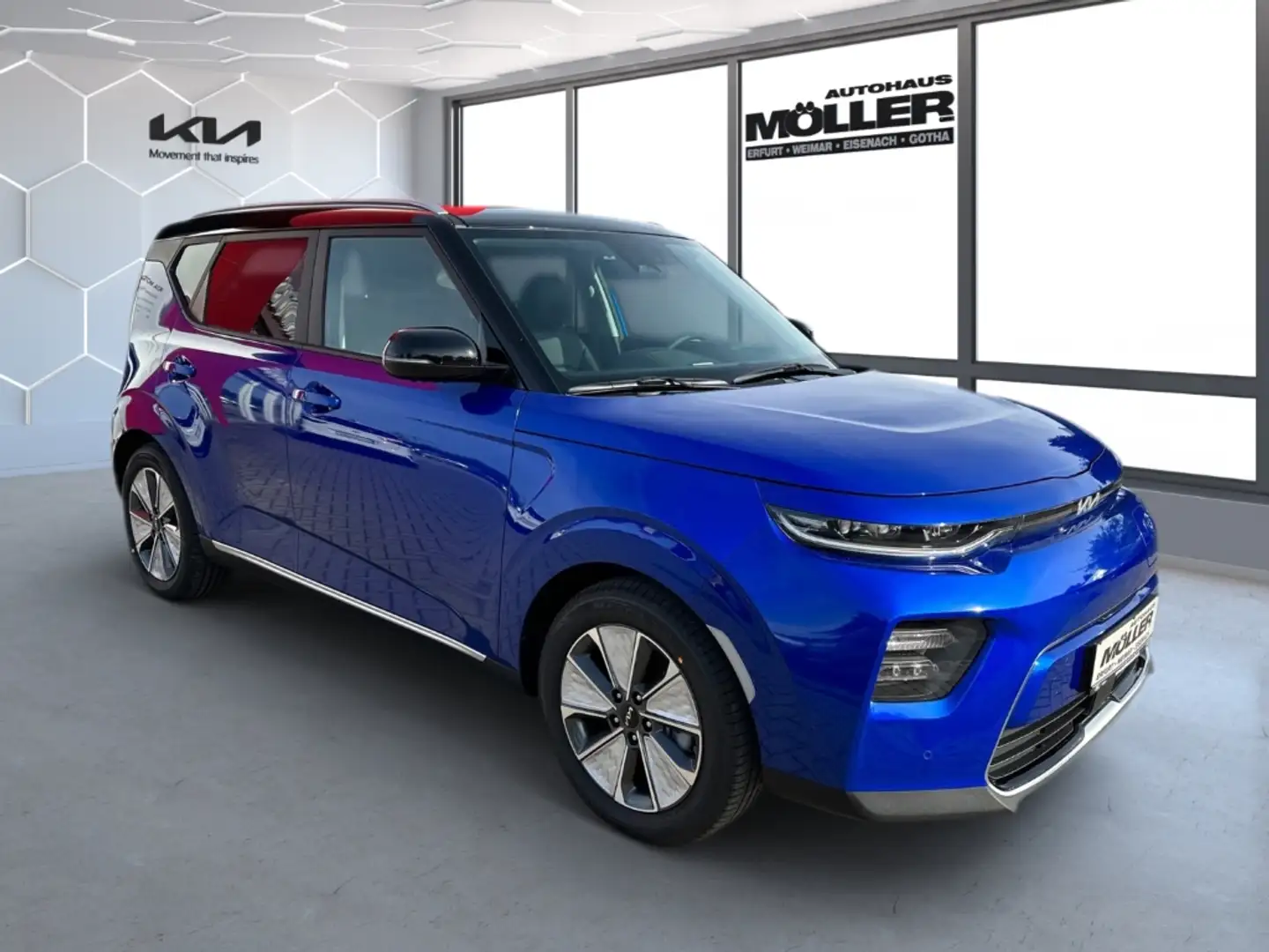 Kia Soul EV 204 Inspiration HUD Leder ACC Wärmepumpe Totwin Azul - 2