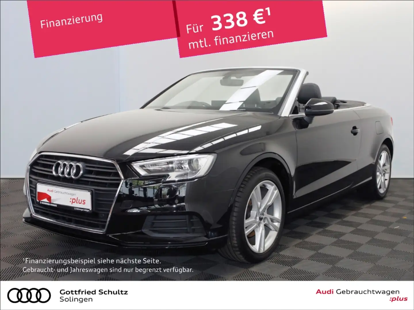 Audi A3 Cabriolet 1.4 TSI Navi Leder Schwarz - 1