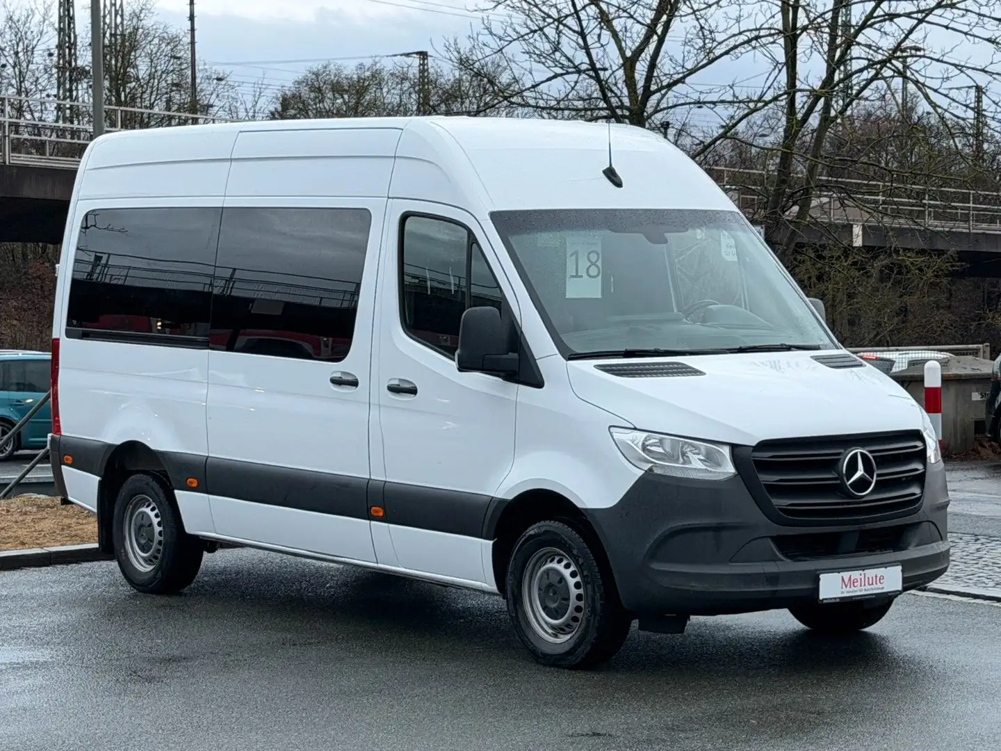 Mercedes-Benz Sprinter Tourer 316*L2H2*9 Sitze* 2,8t AHK*Klima Weiß - 2