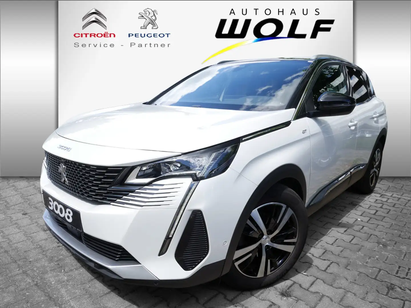 Peugeot 3008 GT PureTech 180 EAT8 AKTIVSITZE LED PANO Blanc - 1