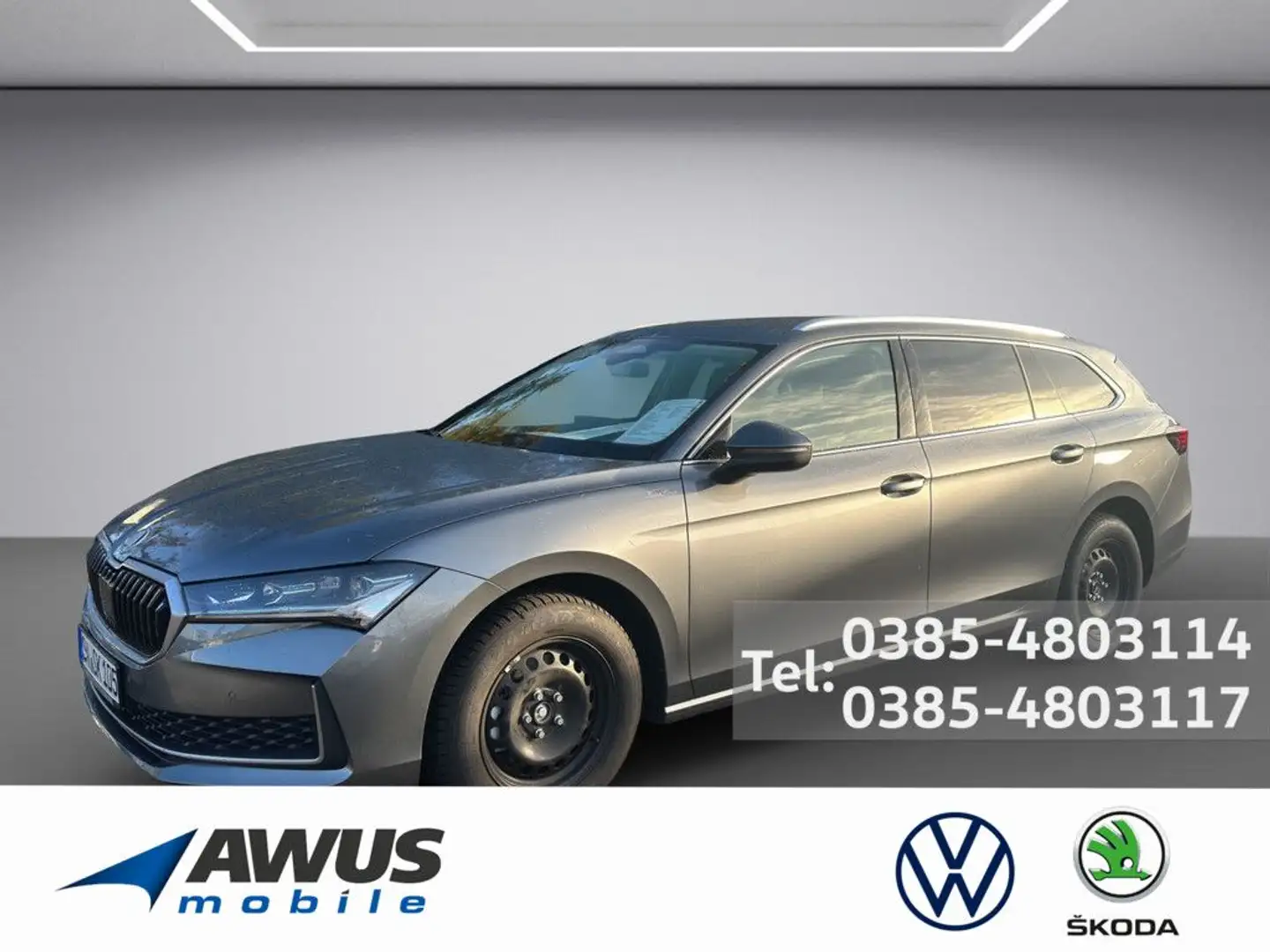 Skoda Superb Combi 2.0TDI DSG L&K AHK Grau - 1