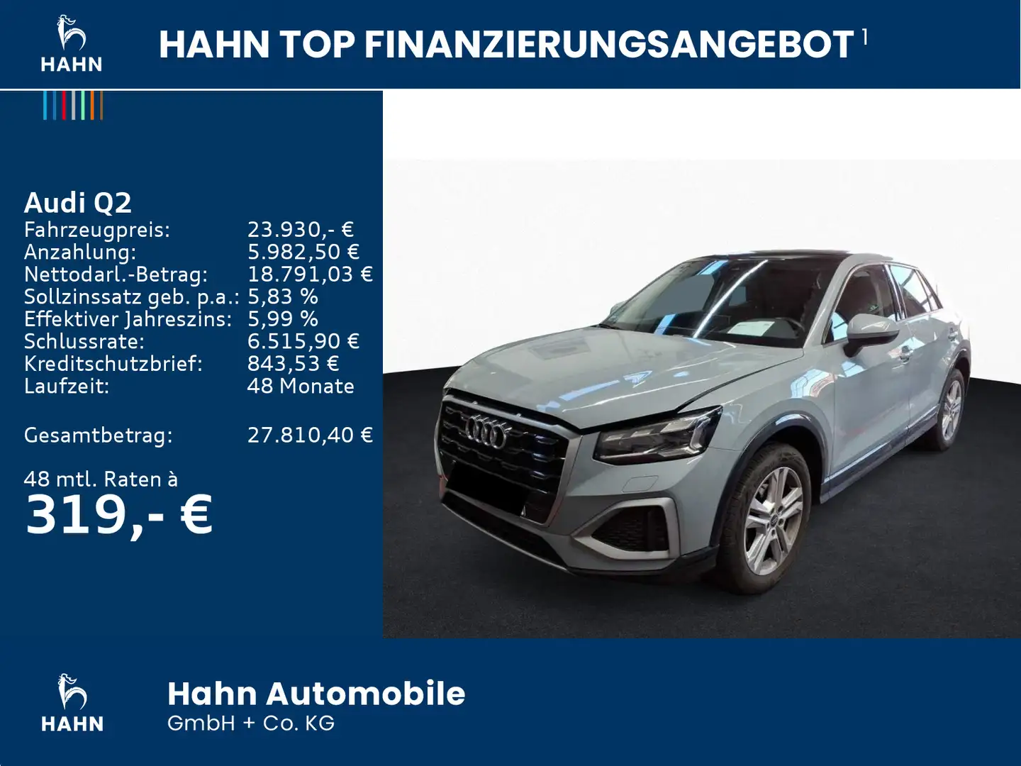 Audi Q2 35TFSI advanced Pano Navi Matrix Keyless PDC Grau - 2