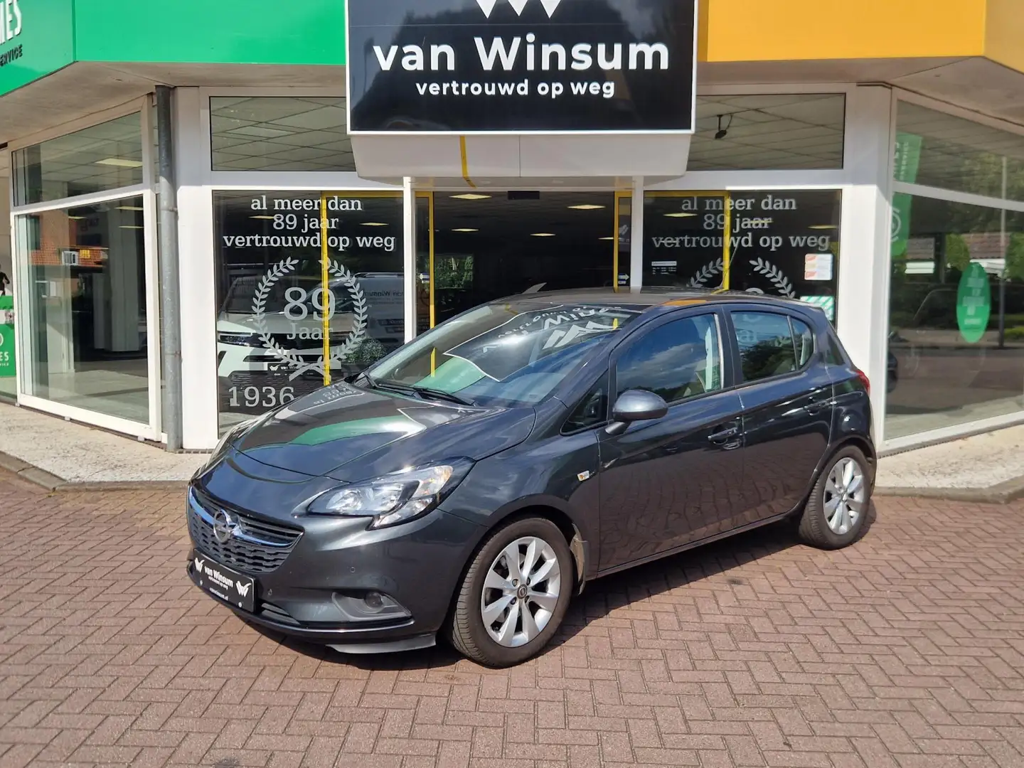 Opel Corsa 1.0 Turbo Edition Trekhaak Armsteun Park Pilot voo Grijs - 2