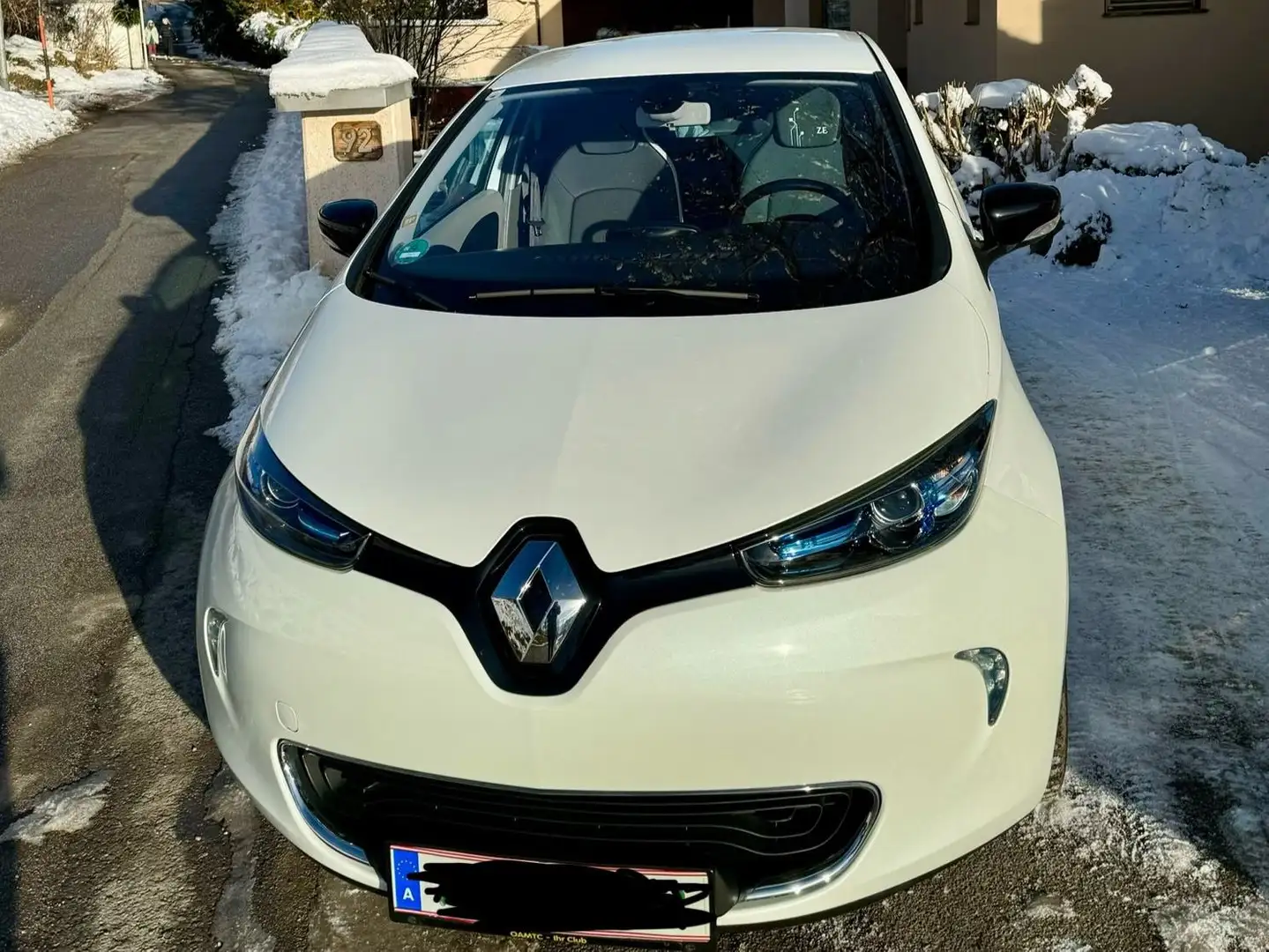 Renault ZOE Q210 22kWh Intens (Batteriemiete) Weiß - 1