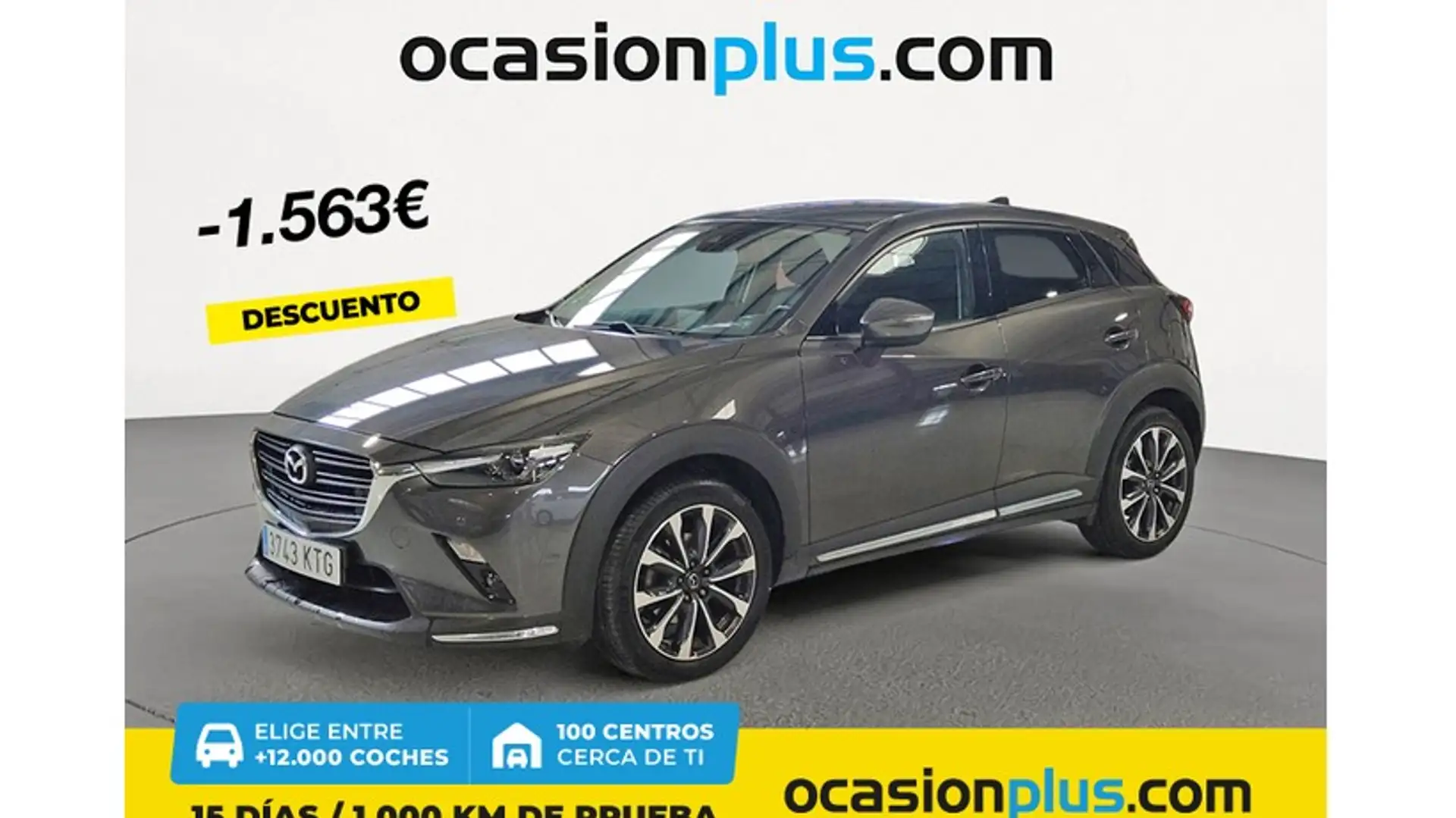 Mazda CX-3 1.8 Skyactiv-D Zenith 2WD 85kW Gris - 1