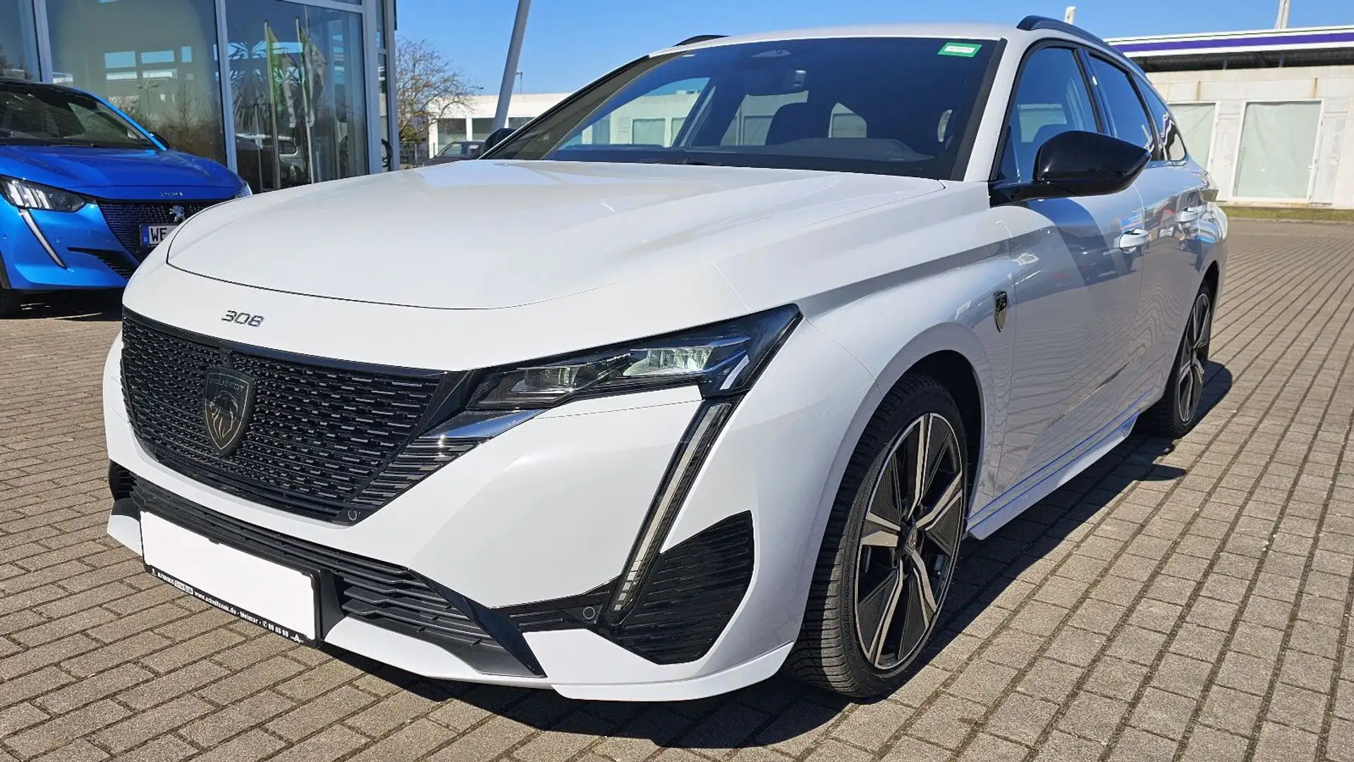 Peugeot 308 SW Hybrid 225 GT, 7,4 KW Charger, Focal Weiß - 1