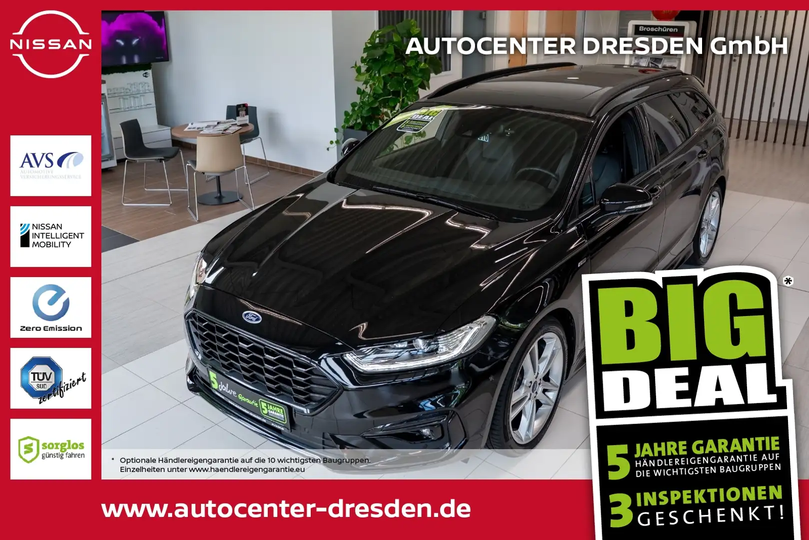 Ford Mondeo Turnier 2.0d 4x4 EcoBlue ST-Line LED Pano Negru - 1
