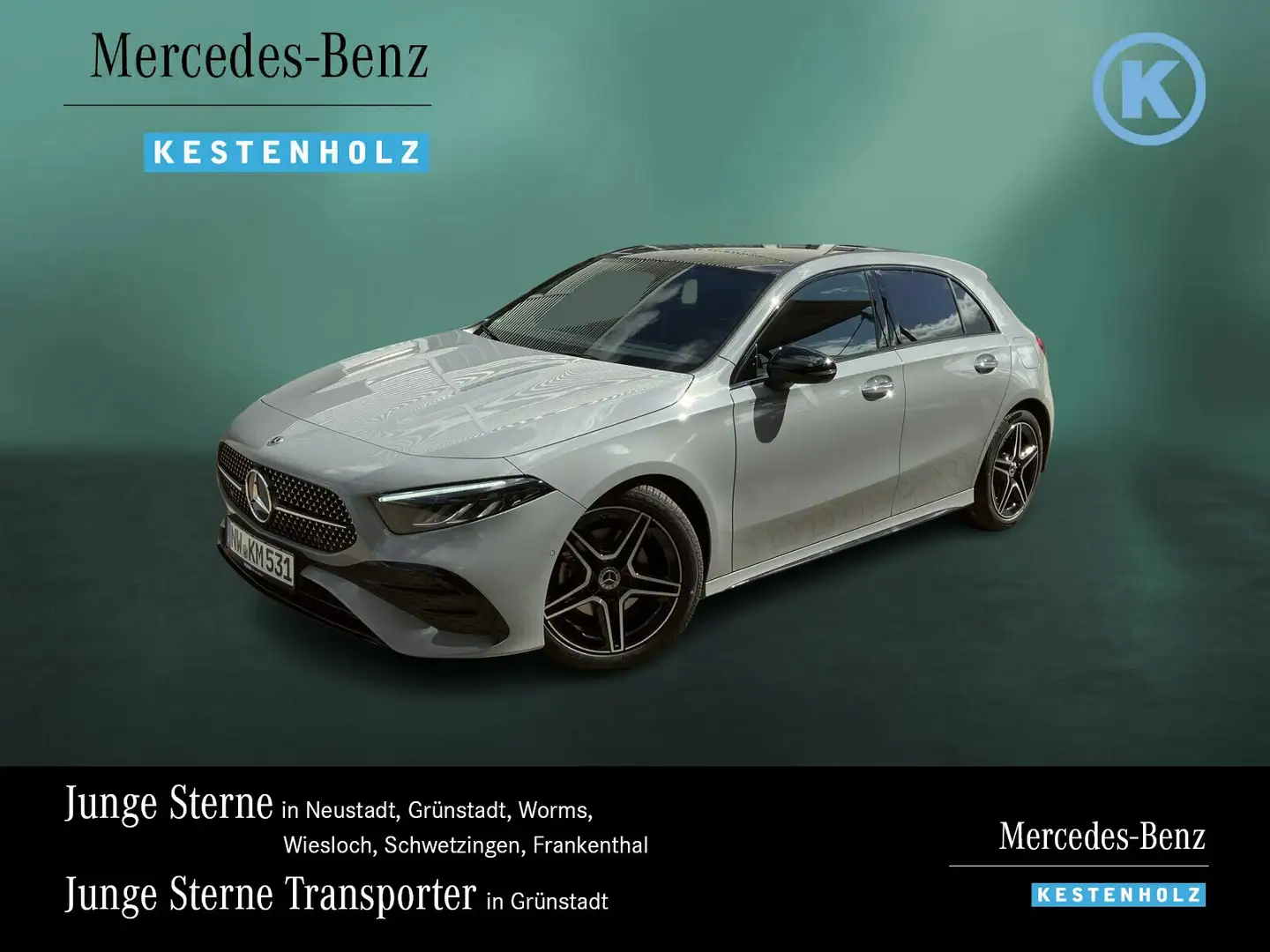 Mercedes-Benz A 180 A 180 AMG+NIGHT+AHK+DISTR+PANO+KAMERA+LENKHZ+TWA Gris - 1