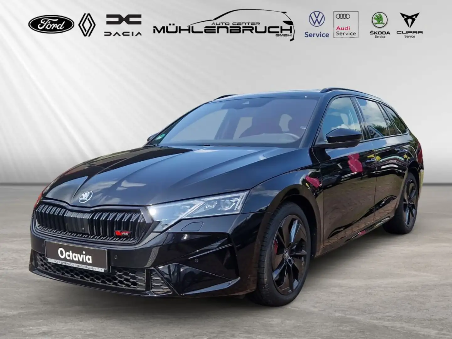 Skoda Octavia Combi 2.0 TSI RS Schwarz - 1