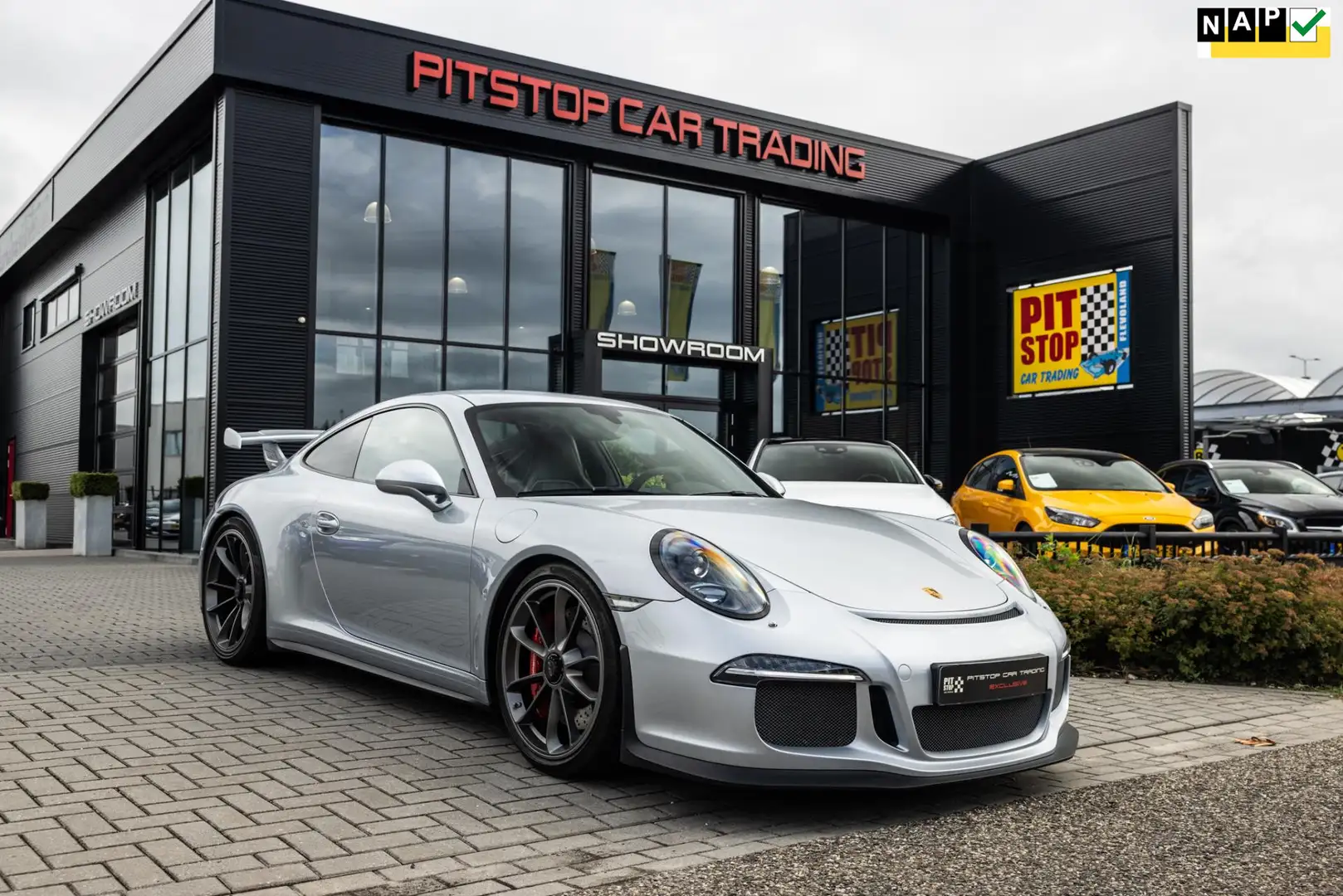 Porsche 991 991 3.8 GT3 Clubsport, 476 PK, Carbon, Approved! Grijs - 1