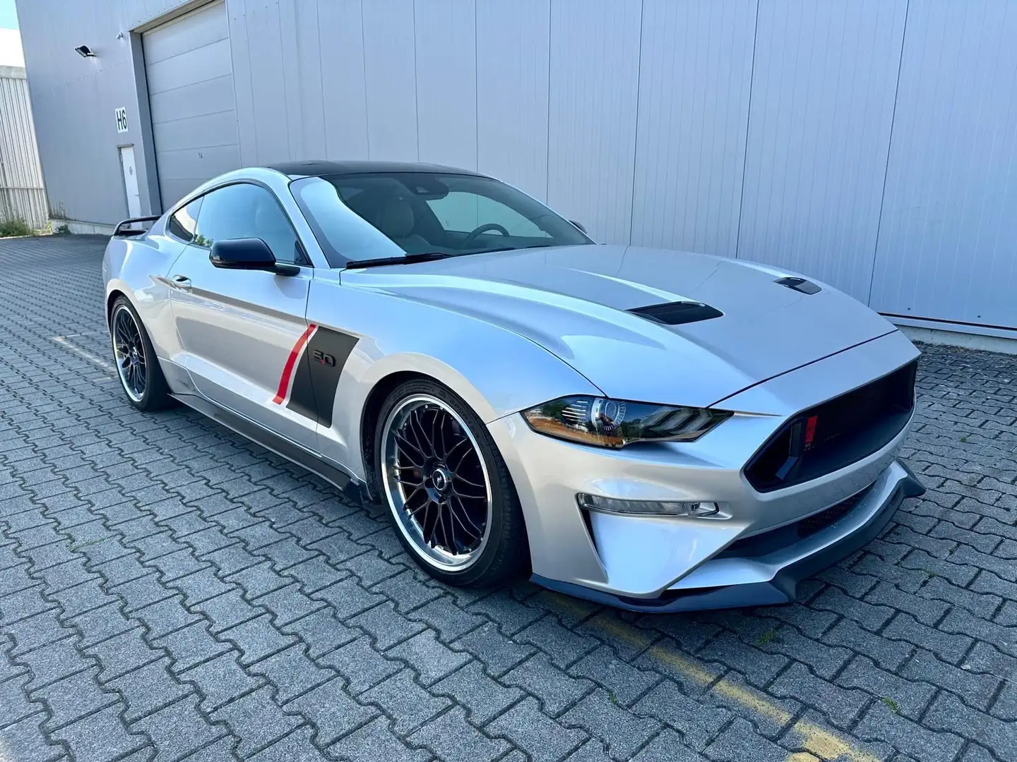Ford Mustang 5.0 V8 GT Performance Navi Leder Schalte Silber - 2