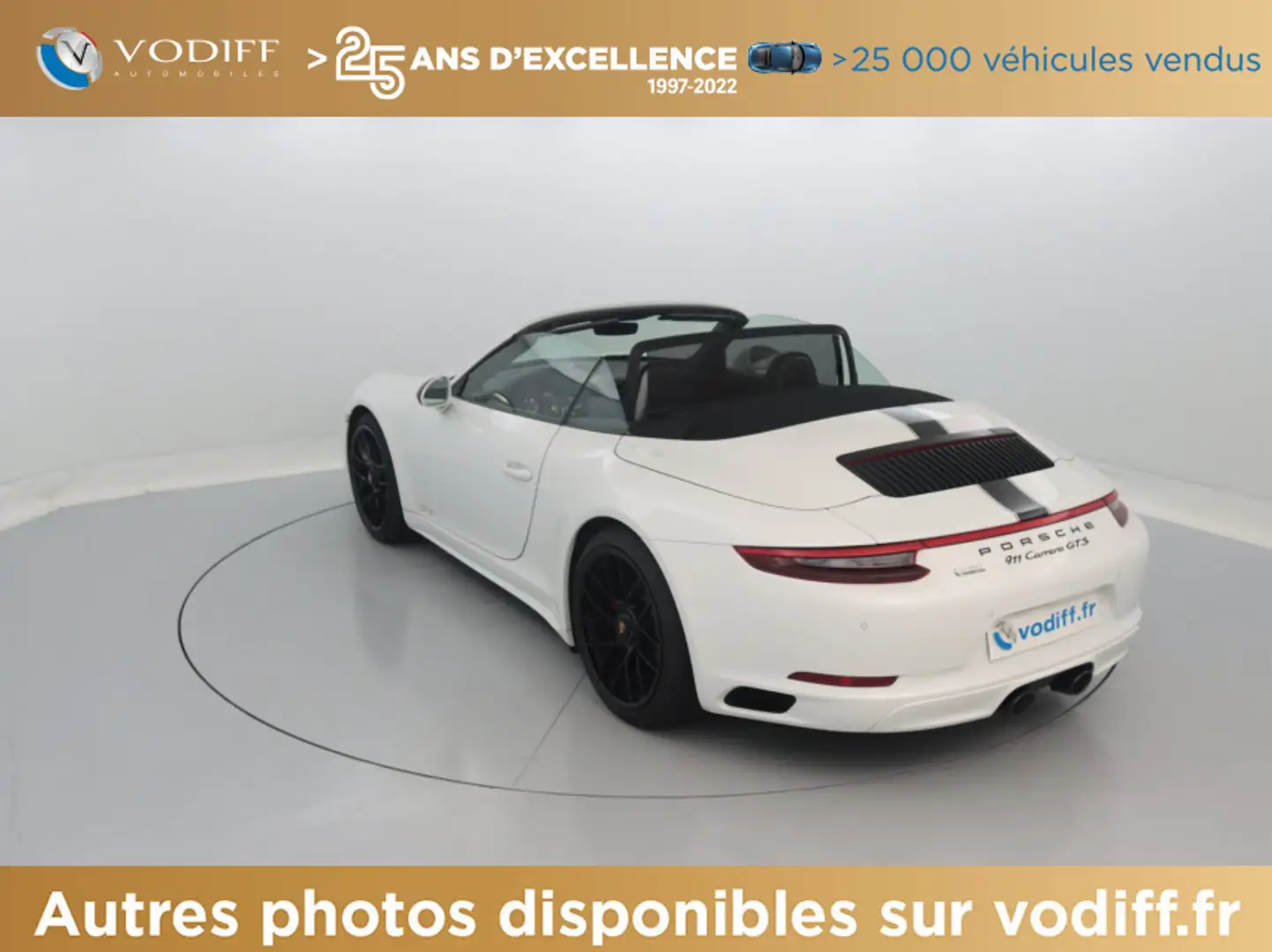 Porsche 991 CARRERA GTS CABRIOLET 450 CV PDK Blanc - 2