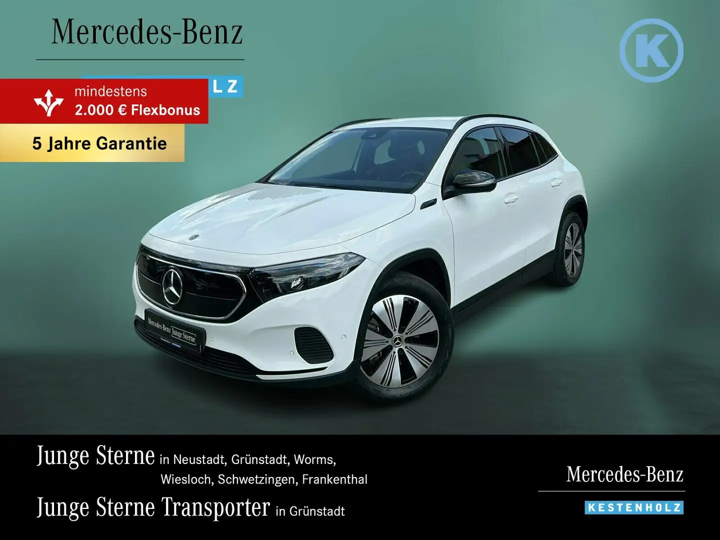 Mercedes-Benz EQA 250 EQA 250 PROGRESSIVE+NIGHT+KAM+AMBI+EASYP+MEMORY Weiß - 1