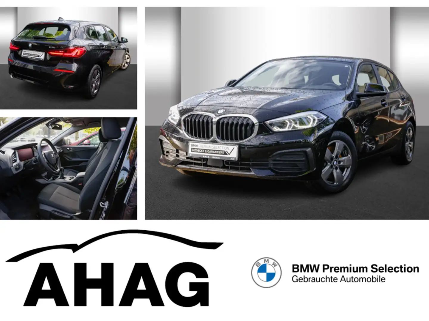 BMW 118 i Advantage PDC Sitzhzg. Vorn Lederlenkrad Schwarz - 1