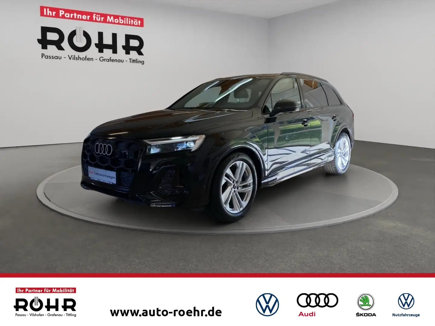 Audi Q7 S line 45 TDI quattro tiptronic (Garantie 10/2029. Schwarz - 1