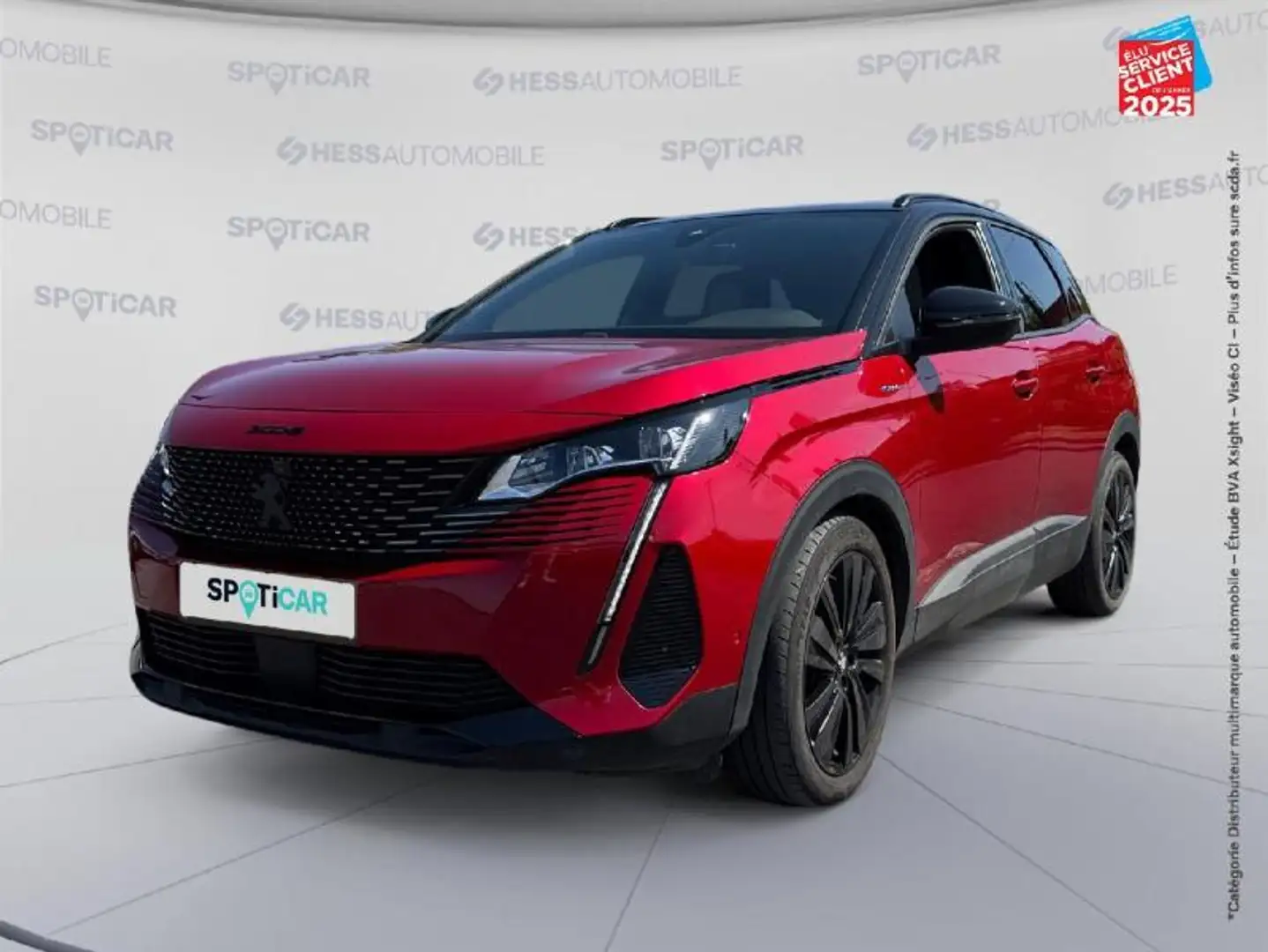 Peugeot 3008 HYBRID4 300ch GT Pack e-EAT8 Sieges chauf GPS Carp Rouge - 1