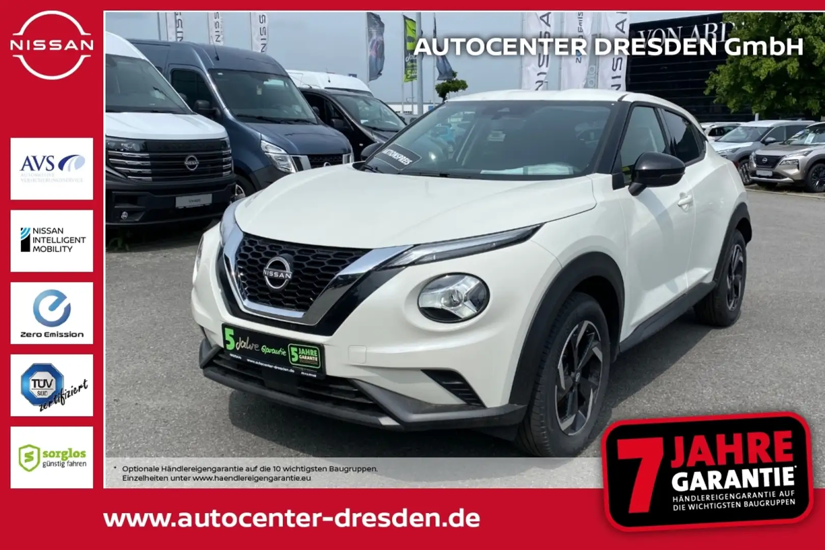 Nissan Juke 1.0 DIG-T 114 PS 6MT N-STYLE  LED Klima FLA Weiß - 1