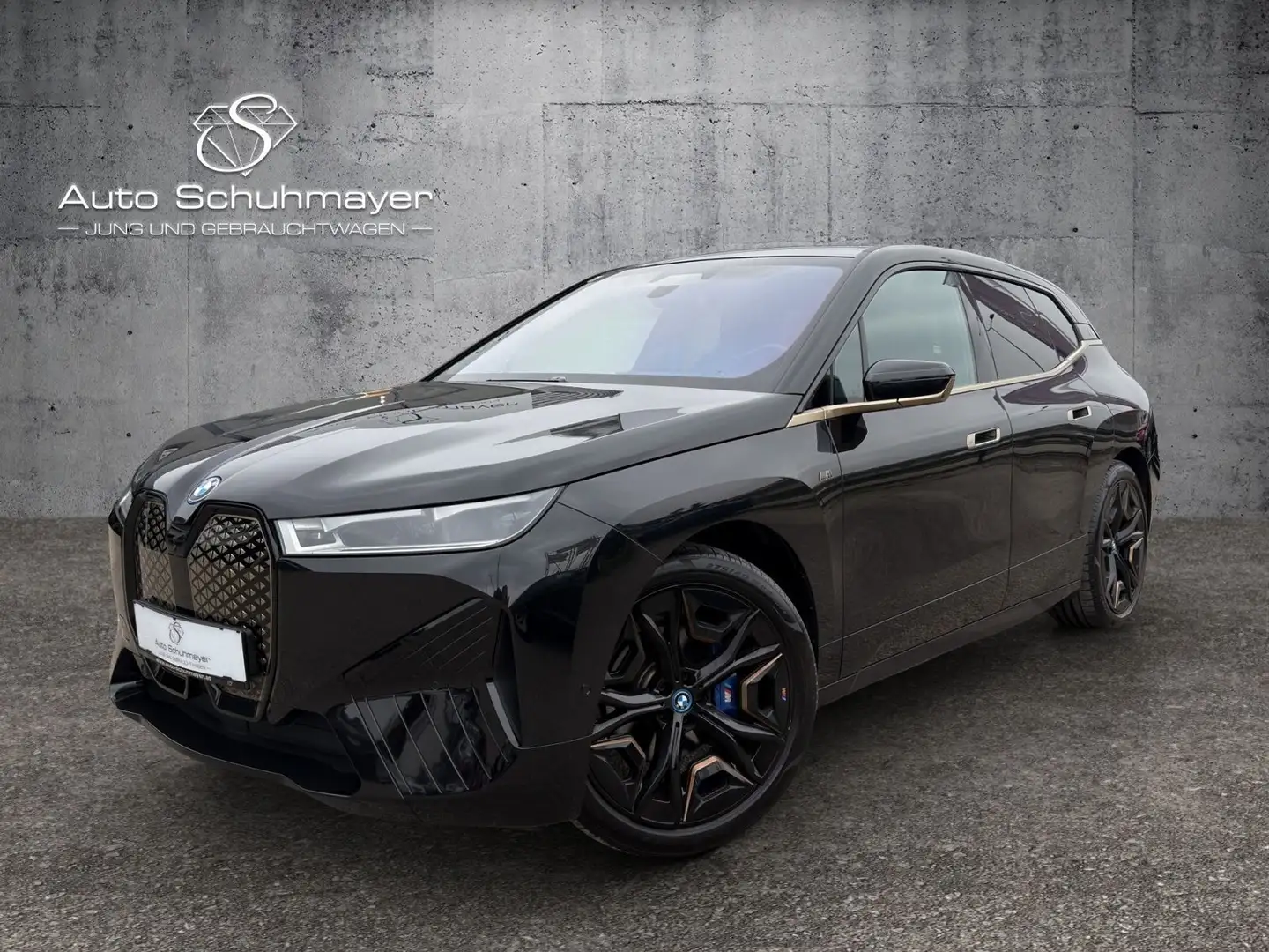 BMW iX M60 105kWh //22", Luft, AHK, Care-Paket+++// Schwarz - 1