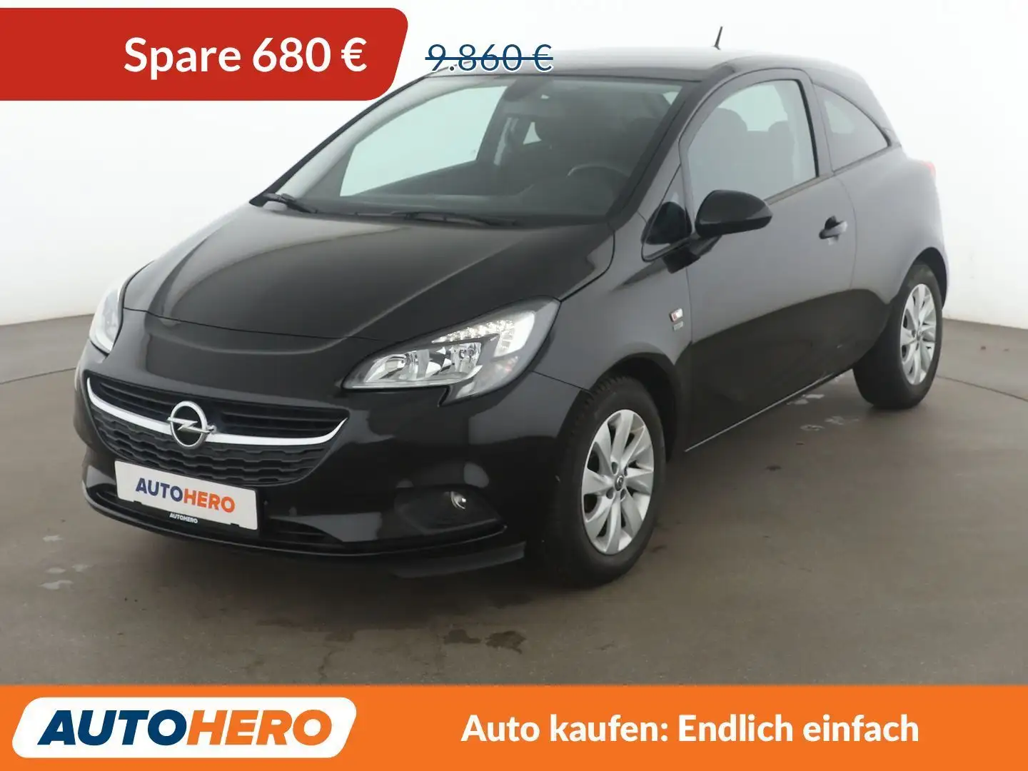 Opel Corsa 1.4 Turbo 120 Jahre ecoFlex *TEMPO*PDC*CAM*SHZ* Noir - 1