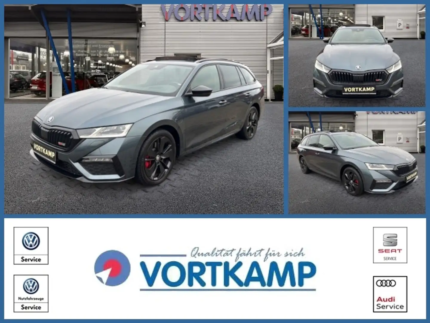 Skoda Octavia Combi RS iV Pano/HeadUp/Kamera Grau - 1