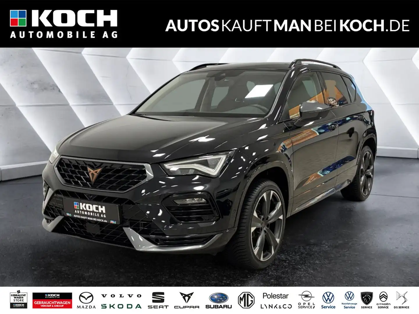 CUPRA Ateca 2.0 TSI 4Drive ALCANTARA NAVI LED ACC BEH LE Schwarz - 1