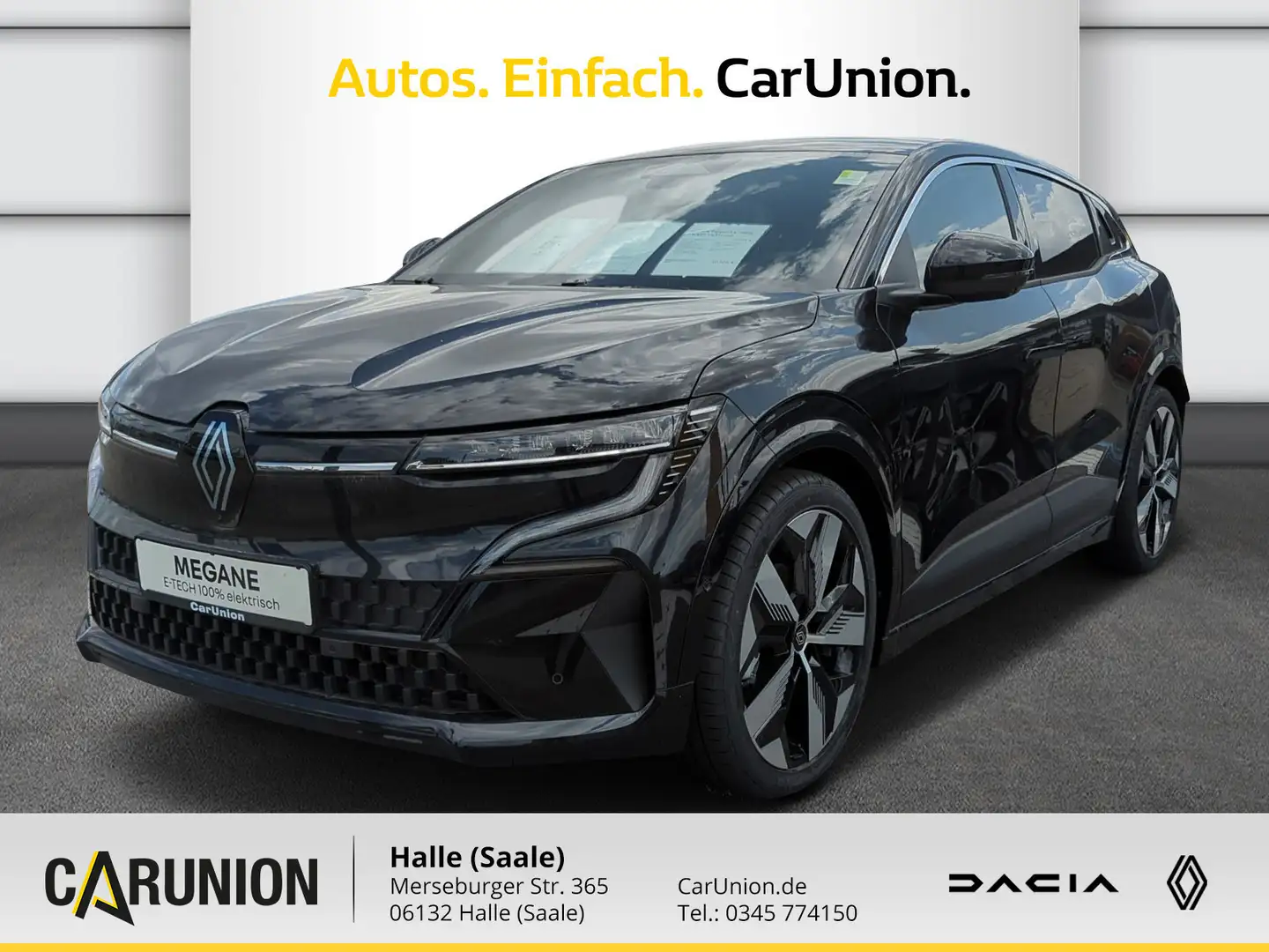 Renault Megane E-Tech 100% Techno BAFA inkl./ Gar.06/25 Schwarz - 1