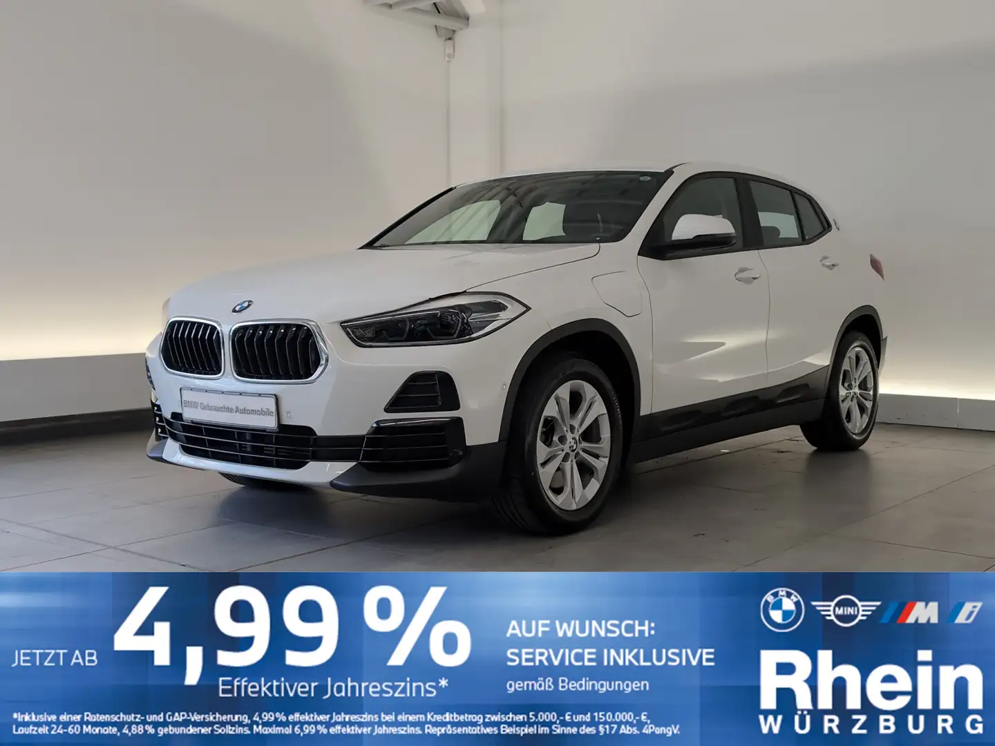 BMW X2 xDrive25e Advantage DAB/Tempomat/PDC DAB/Tempomat/ Bianco - 1