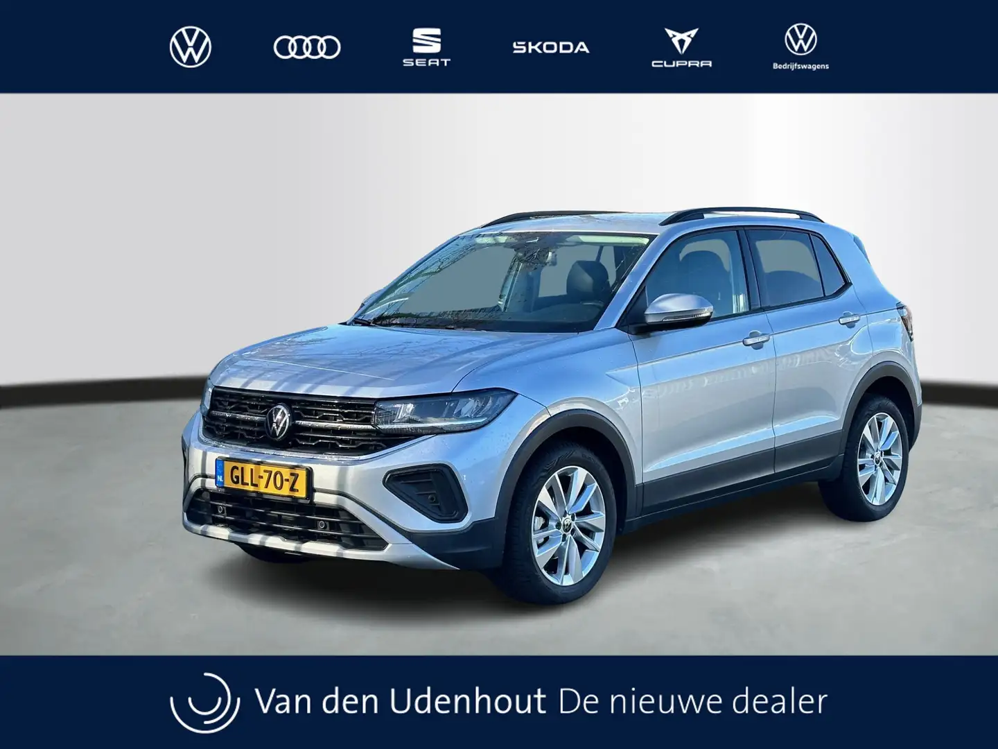 Volkswagen T-Cross 1.0 TSI 115pk DSG Life Edition Navigatie Camera Grijs - 1