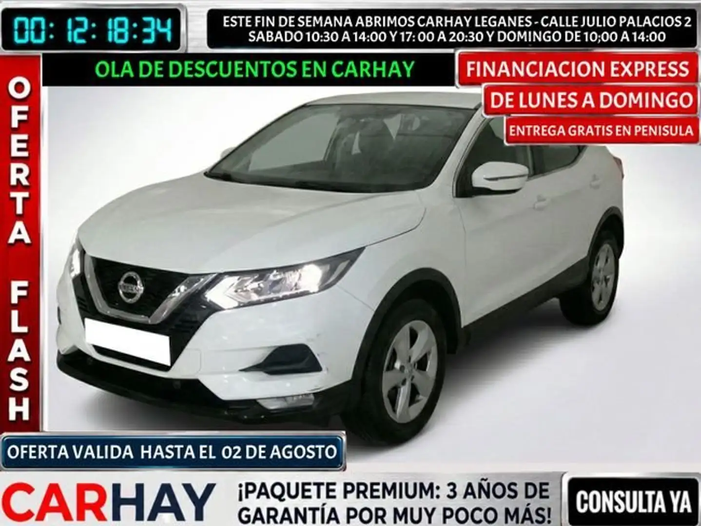 Nissan Qashqai dCi 85 kW (115 CV) E6D ACENTA Blanco - 1