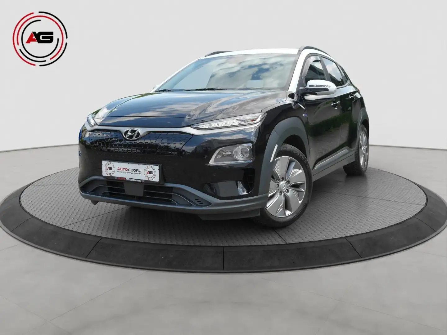 Hyundai Premium 64kWh HUD KRELL KAM LEDER ACC LED APPLE Чорний - 1