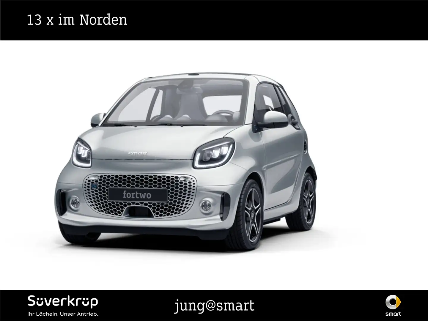 smart forTwo EQ  cabrio EXCLUSIVE KAMERA SHZ Silber - 2