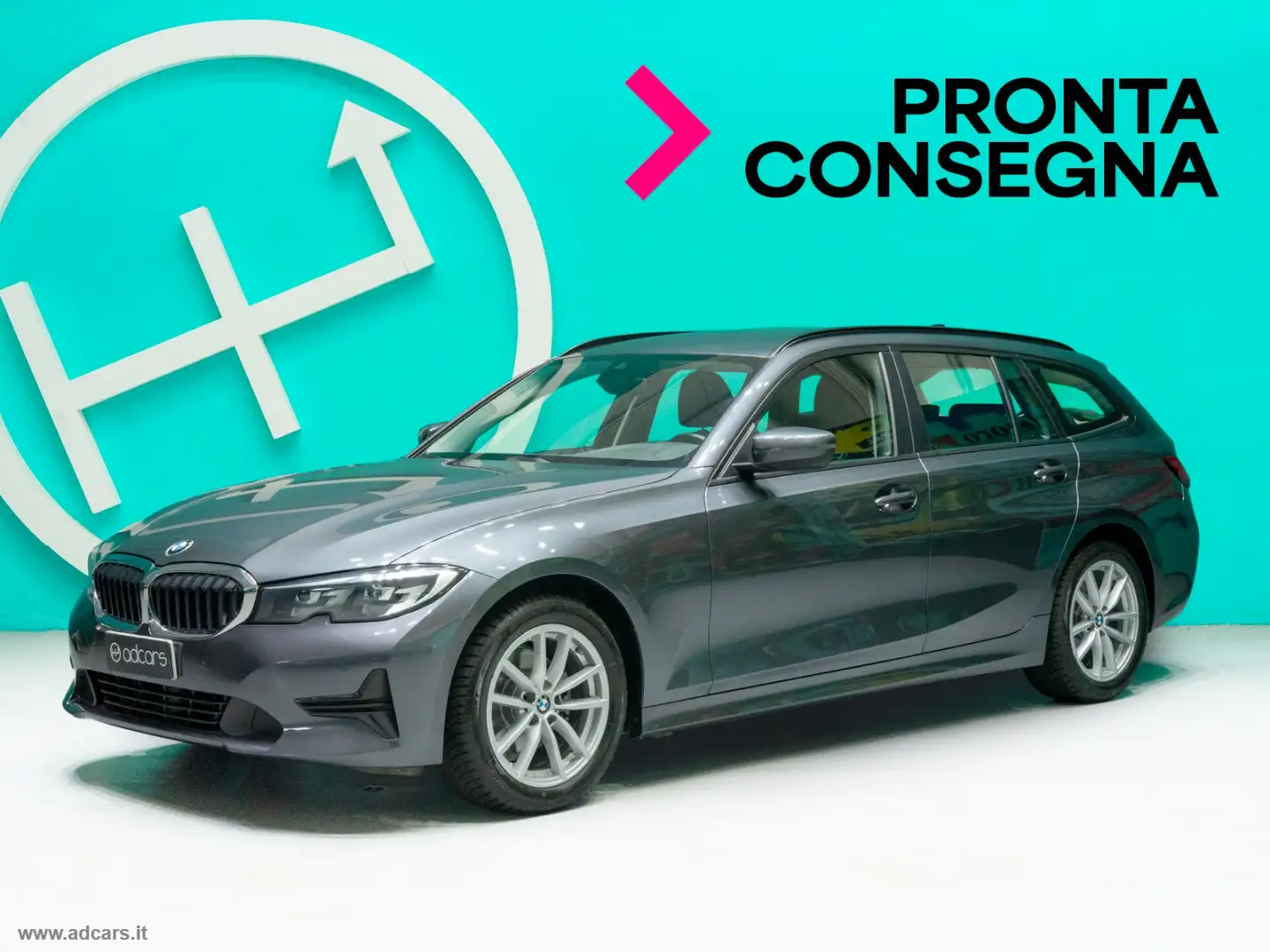 BMW 320 320d Touring Business Advantage aut. CONDIZIONI IM Grigio - 1