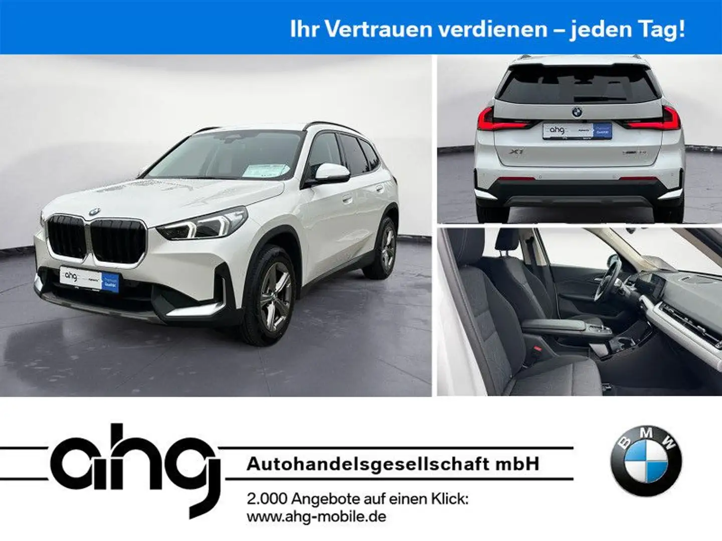 BMW X1 sDrive20i Navi DSG Rückfahrkamera AHK Weiß - 1