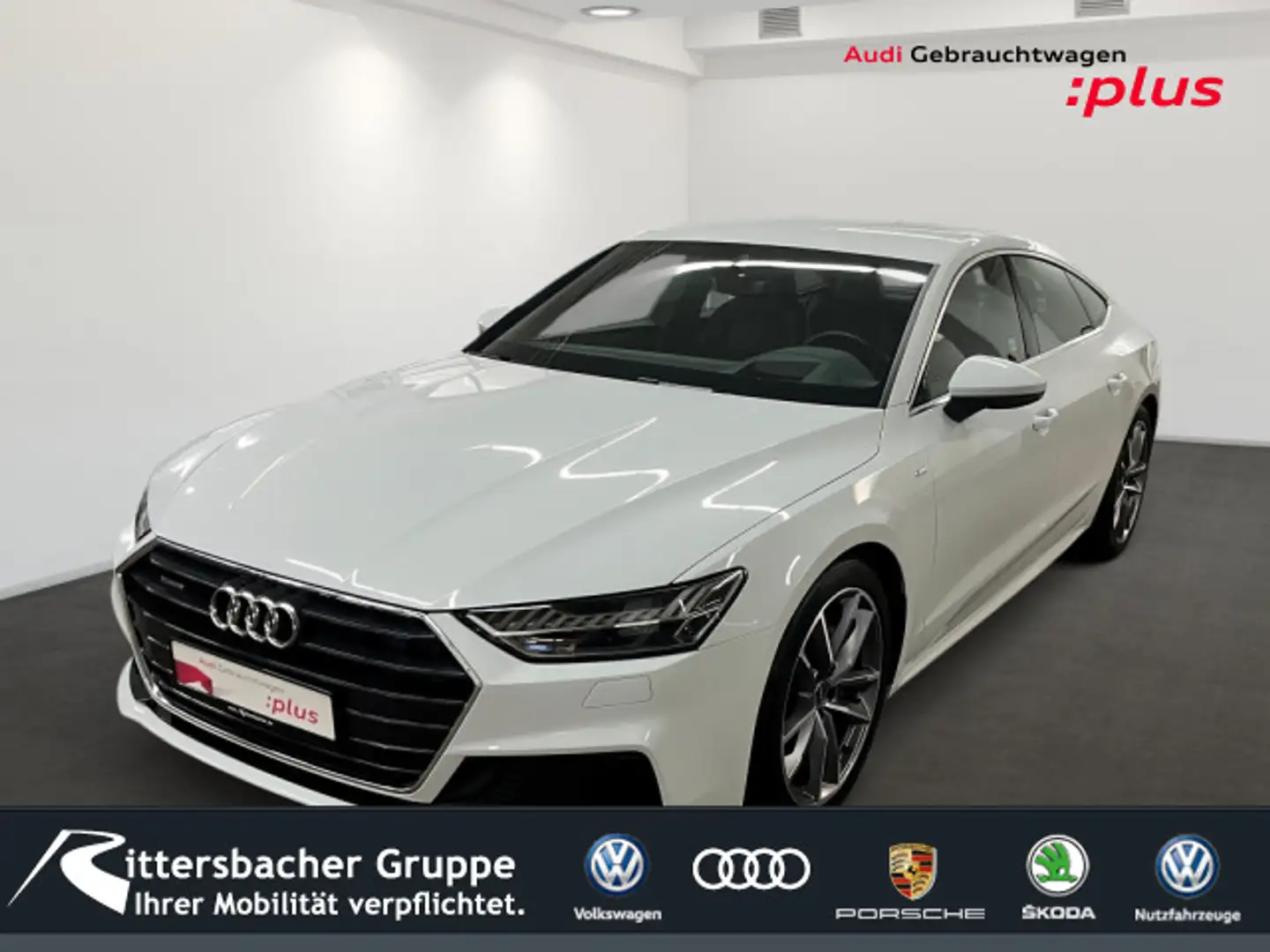 Audi A7 55 TFSI quattro s-line SportPlus Hu Blanc - 1