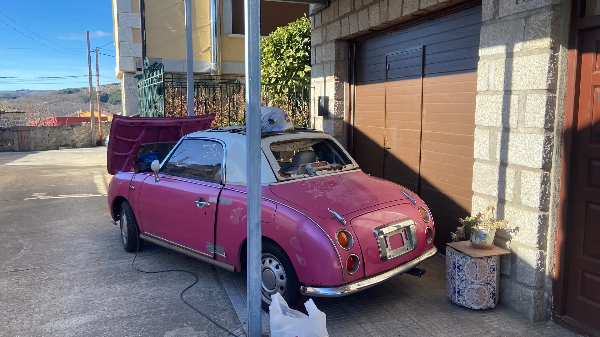 Nissan Figaro Cabrio Violett - 2