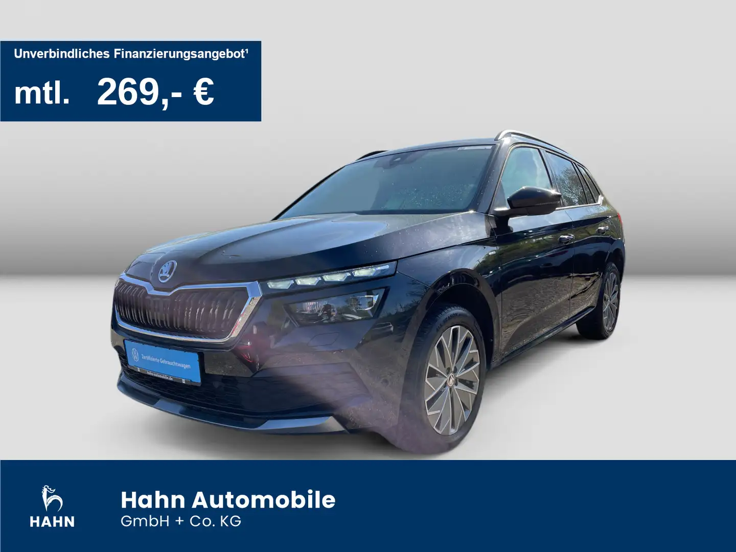 Skoda Kamiq Clever 1.0TSI DSG AHK CAM LED PDC SHZ Schwarz - 1