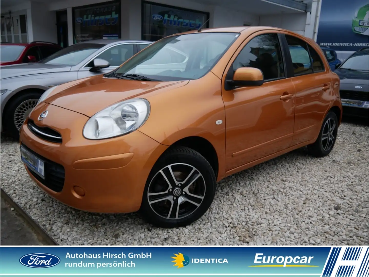 Nissan Micra Acenta Klima Freisprech BT teilb.Rücksb Lederlenkr Orange - 1