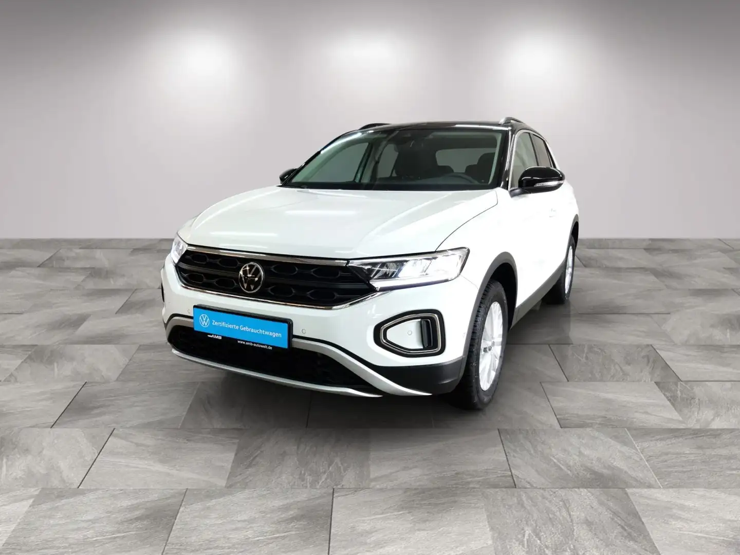 Volkswagen T-Roc Life 2.0 TDI AHK/LED/Nav/Standhzg/02.29Gar Weiß - 2