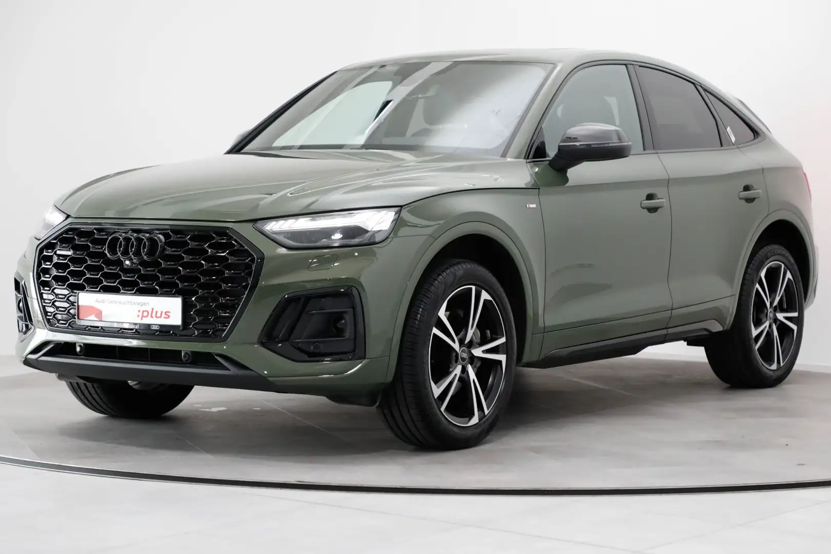 Audi Q5 40 TDI quattro S tronic S line AHK Grün - 2