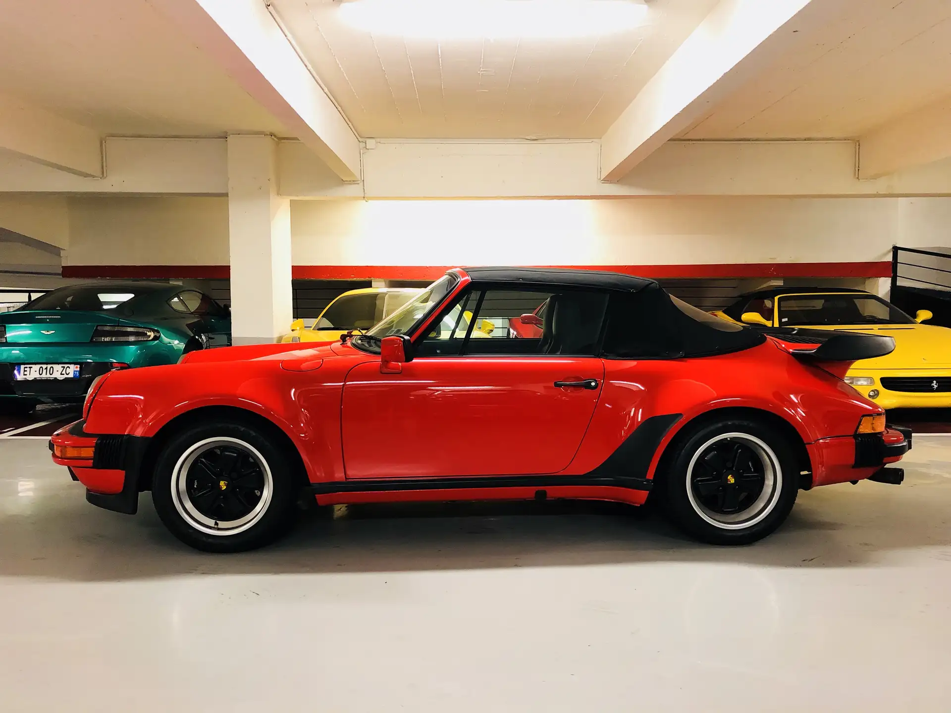 포르쉐 911 Turbo Cabriolet 1988 빨강 사진 2