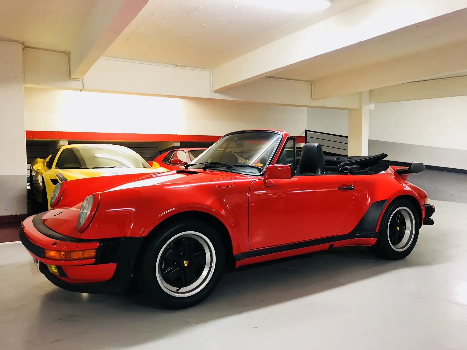 포르쉐 911 Turbo Cabriolet 1988 빨강 사진 6