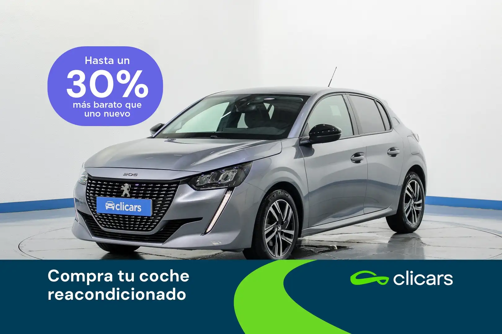 Peugeot 208 1.2 Puretech S&S Allure 100 Plateado - 1