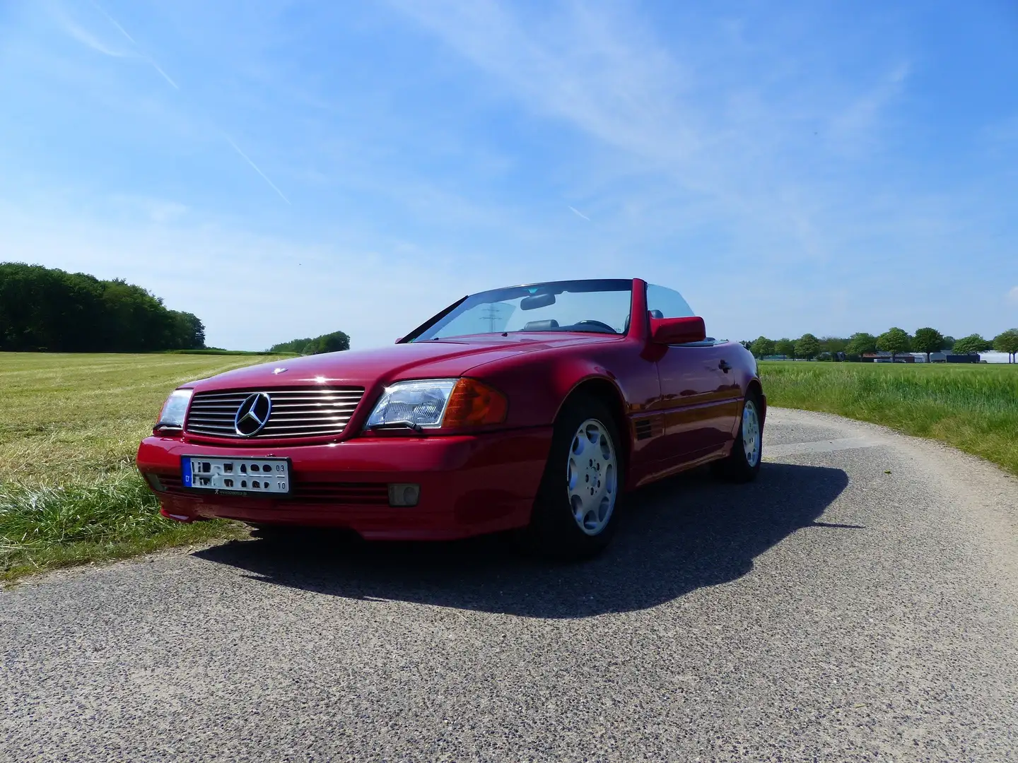 Mercedes-Benz SL 500 1994, 2.Hd. Beschreibung beachten! Piros - 1