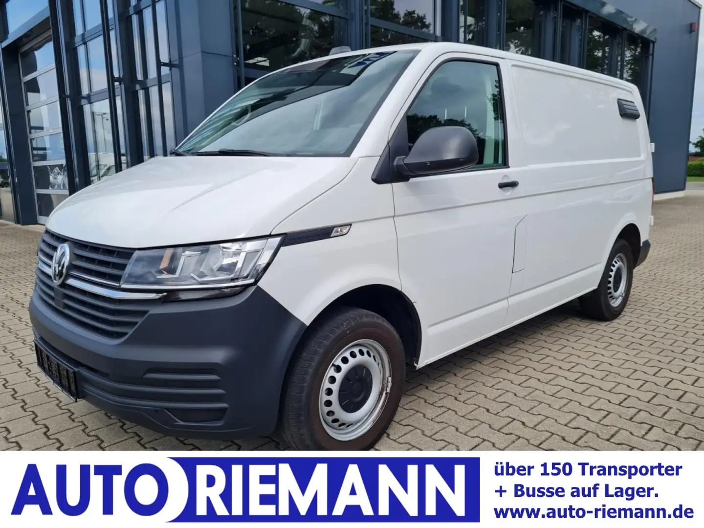 Volkswagen T6.1 Kasten 2.0 TDI KR Hecktüren AHK Klima Wit - 1