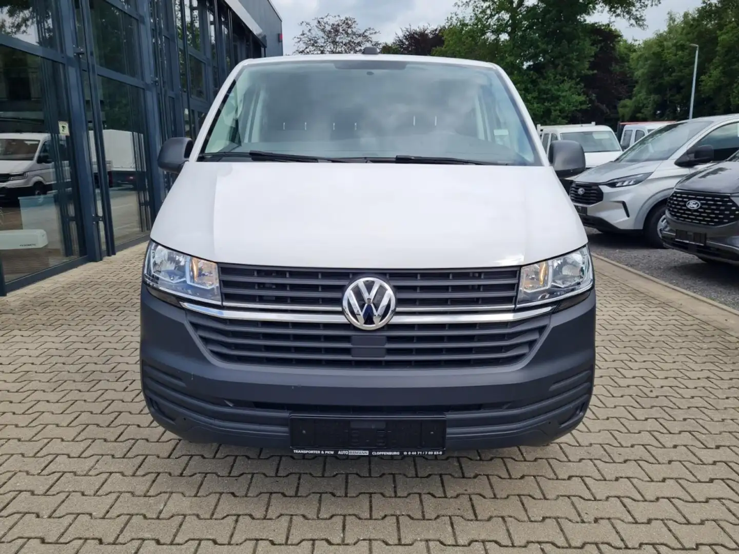 Volkswagen T6.1 Kasten 2.0 TDI KR Hecktüren AHK Klima Wit - 2