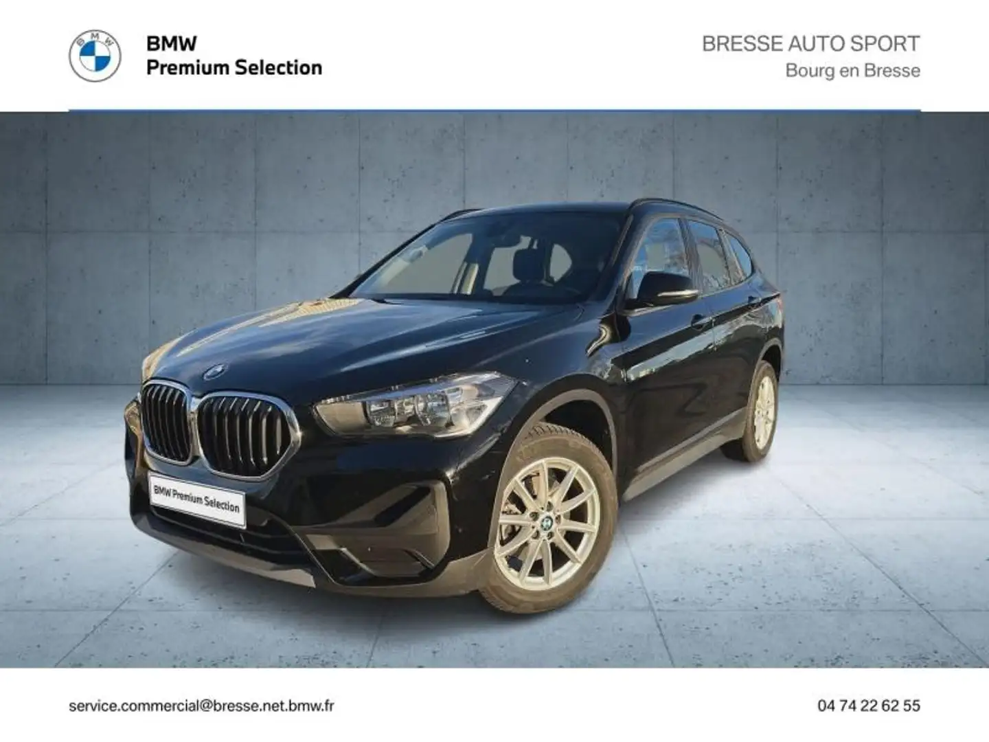 BMW X1 sDrive18dA 150ch Lounge Zwart - 1