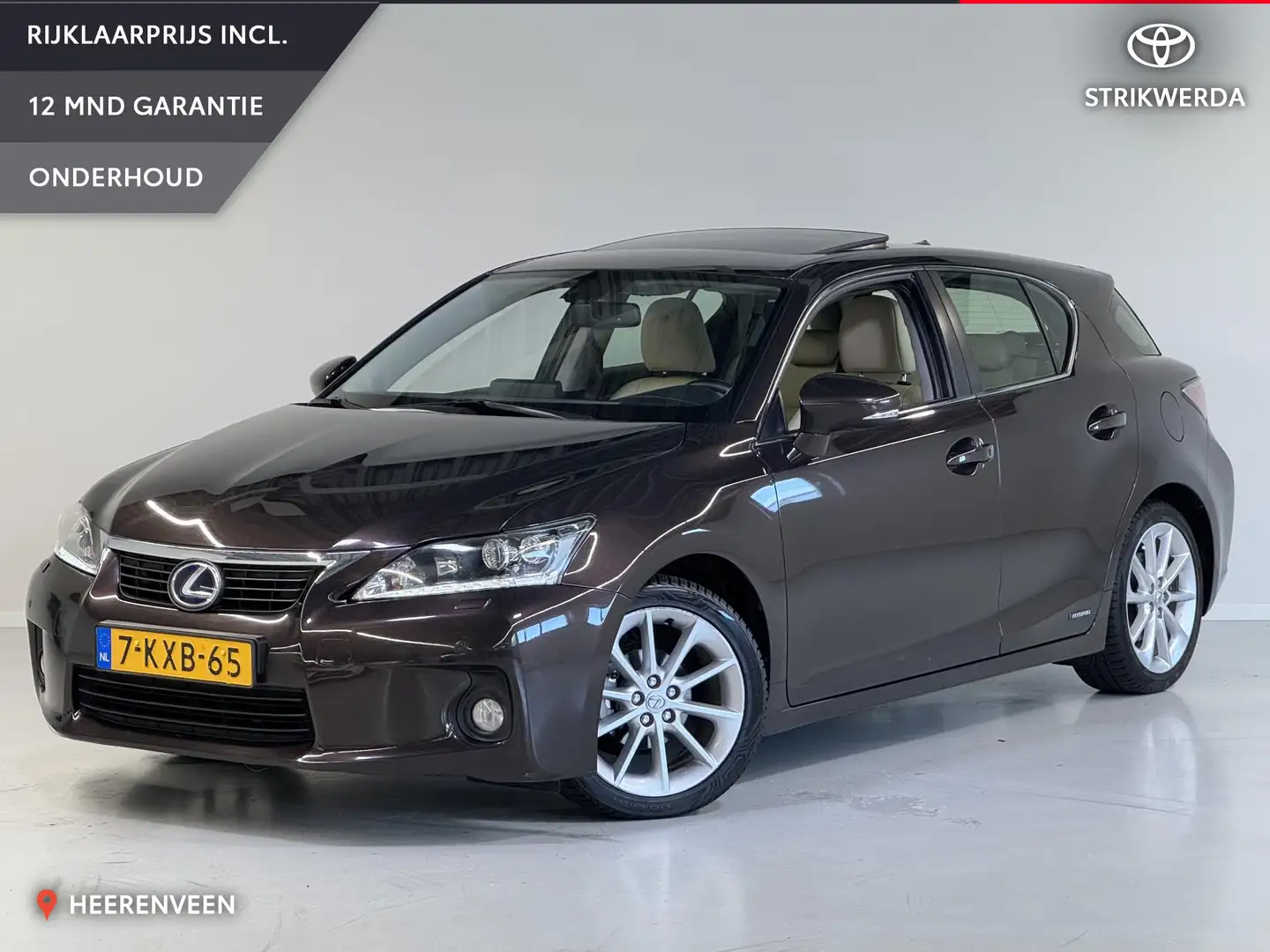 Lexus CT 200h Luxury Line | Crème leder | Mark Levinson | Geheug Bruin - 1